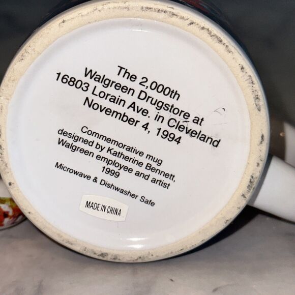 3 Walgreens 1999 2000 1998 Grand Opening Coffee Mug Set Lot Cleveland Chicago - Picture 4 of 9